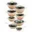 سرویس قابلمه 16 پارچه ام جی اس فورج کد FR04G Rosegold