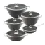 سرویس قابلمه 10 پارچه ام جی اس فورج FR04S Gray