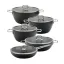 سرویس قابلمه 10 پارچه ام جی اس فورج FR04S Black