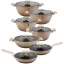 سرویس قابلمه ام جی اس 14 پارچه فورج FR07 Copper