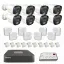 پکیج دوربین مداربسته 8 کانال ۲ مگاپیکسل IP سیماران مدل IP8CH2MP-212813