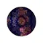 Hanox Round Machine-Made Carpet, “Farazr” Design, Model HAGB.166.1, with Fringe