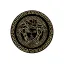 Hanox round machine-made carpet, Sarnia design, code HAGB.123.1