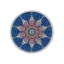 Hanox Round Machine-Made Carpet, “Water and Desert” Design, Model IFC.2830.04