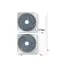 کولر گازی اسکرول اورینت سرد و گرم ظرفیت 60000 مدل T3-60K-FS-Scrol کلاس آب و هوایی گرمسیری T3، گازمبرد R۴۱۰A، لوله مسی