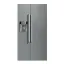 یخچال فریزر ساید بای ساید زیرووات مدل SBS ZS 80 XW(N1) کابین ساده، دارای آبریز اتومات و یخساز اتومات Silver