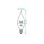 ابعاد لامپ LED اشکی کریستال 8W
